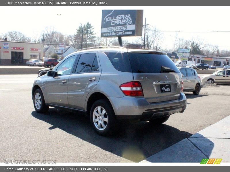 Pewter Metallic / Black 2006 Mercedes-Benz ML 350 4Matic