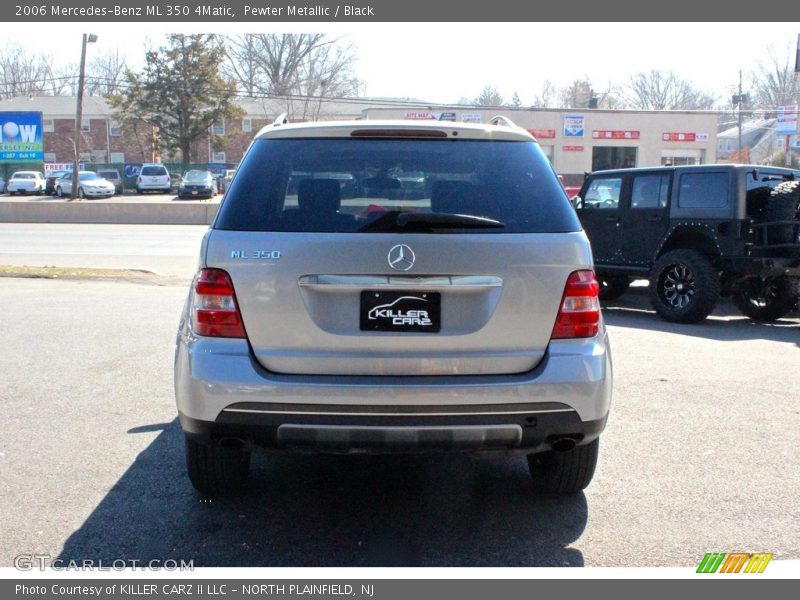 Pewter Metallic / Black 2006 Mercedes-Benz ML 350 4Matic