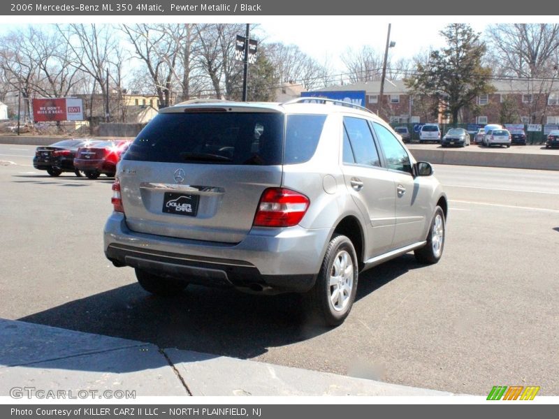 Pewter Metallic / Black 2006 Mercedes-Benz ML 350 4Matic