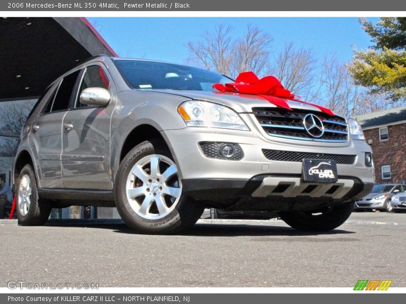 Pewter Metallic / Black 2006 Mercedes-Benz ML 350 4Matic