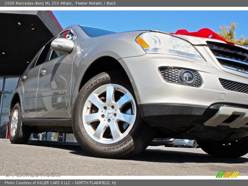 Pewter Metallic / Black 2006 Mercedes-Benz ML 350 4Matic