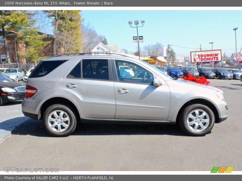 Pewter Metallic / Black 2006 Mercedes-Benz ML 350 4Matic