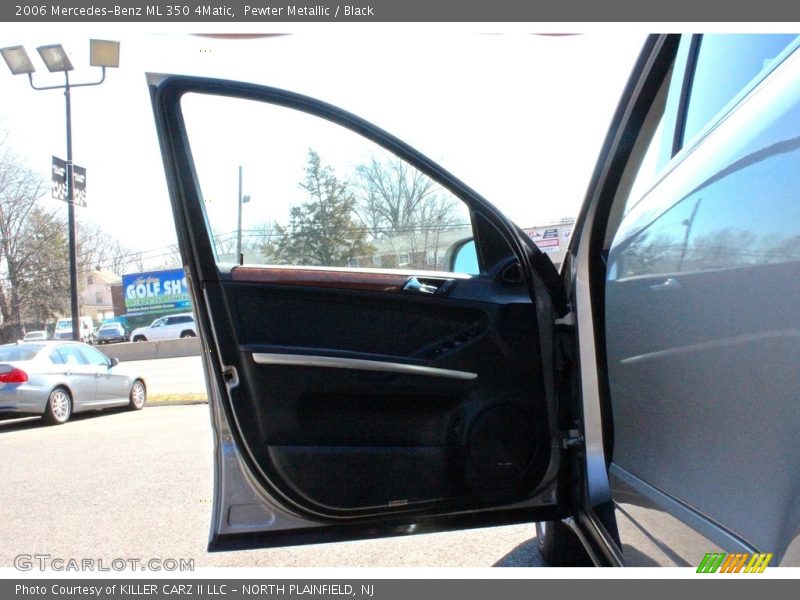 Pewter Metallic / Black 2006 Mercedes-Benz ML 350 4Matic