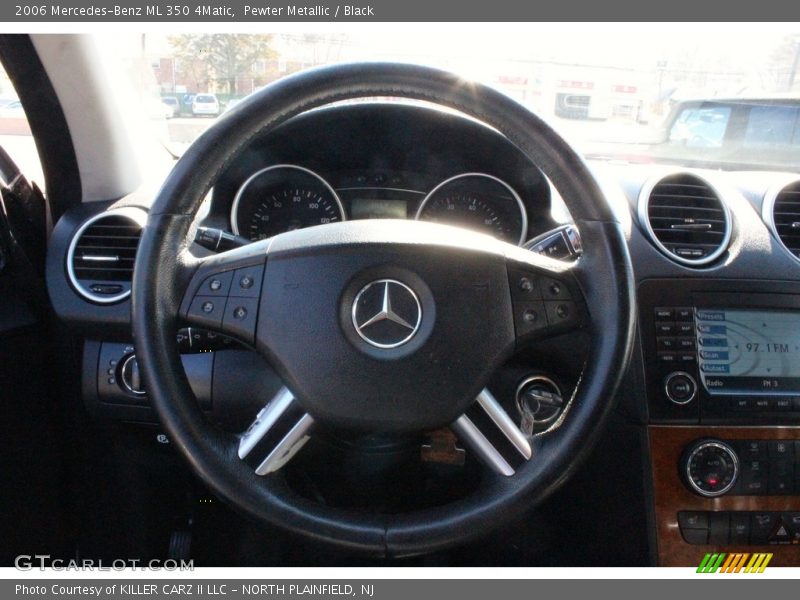 Pewter Metallic / Black 2006 Mercedes-Benz ML 350 4Matic