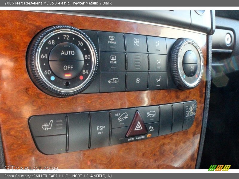 Pewter Metallic / Black 2006 Mercedes-Benz ML 350 4Matic