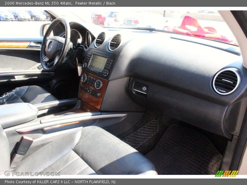 Pewter Metallic / Black 2006 Mercedes-Benz ML 350 4Matic
