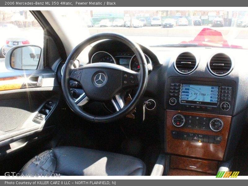 Pewter Metallic / Black 2006 Mercedes-Benz ML 350 4Matic