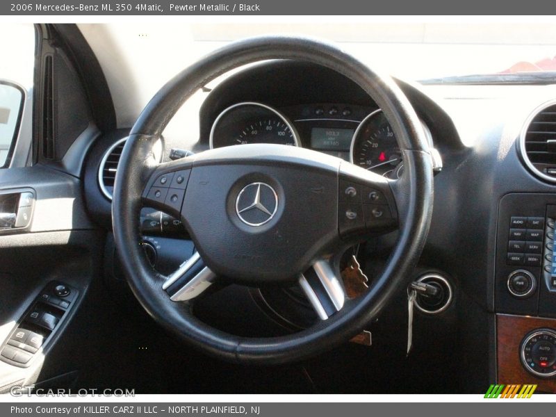 Pewter Metallic / Black 2006 Mercedes-Benz ML 350 4Matic