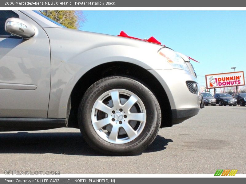 Pewter Metallic / Black 2006 Mercedes-Benz ML 350 4Matic