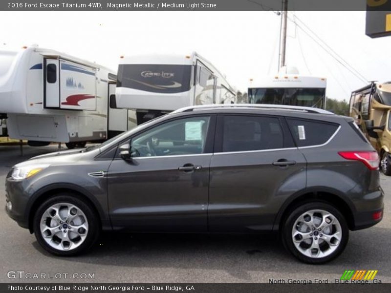 Magnetic Metallic / Medium Light Stone 2016 Ford Escape Titanium 4WD