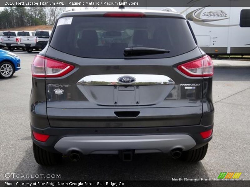 Magnetic Metallic / Medium Light Stone 2016 Ford Escape Titanium 4WD