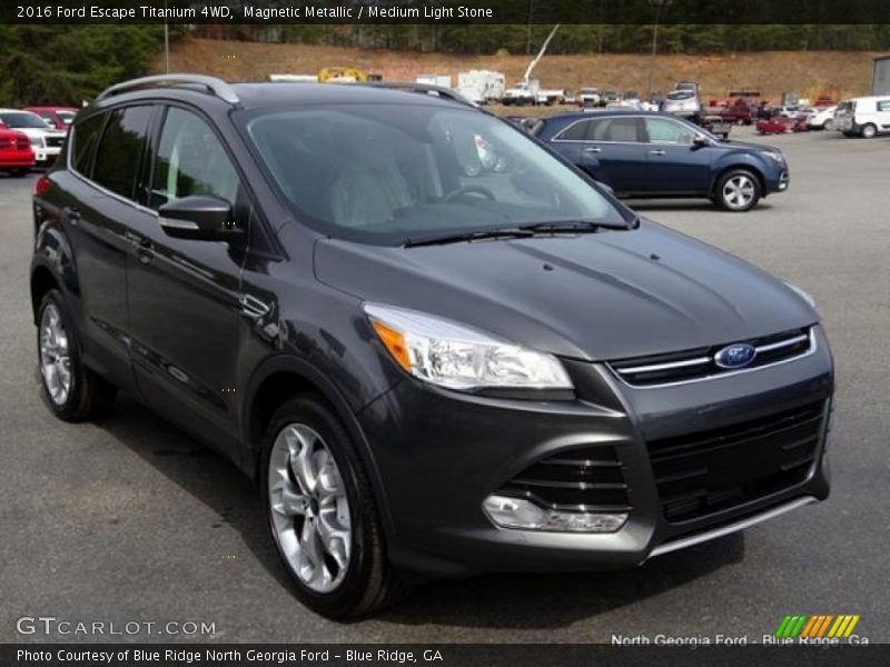 Magnetic Metallic / Medium Light Stone 2016 Ford Escape Titanium 4WD