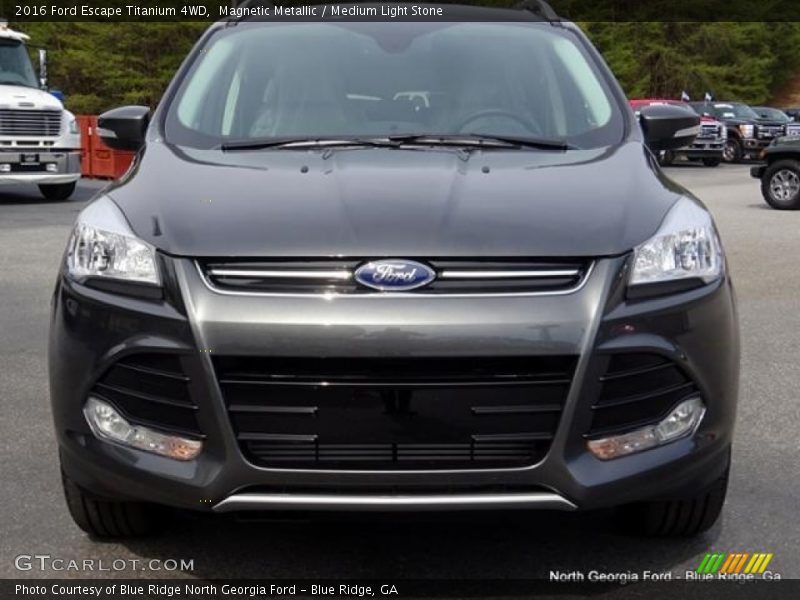 Magnetic Metallic / Medium Light Stone 2016 Ford Escape Titanium 4WD