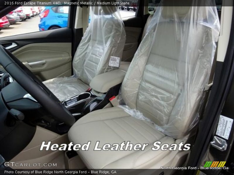 Magnetic Metallic / Medium Light Stone 2016 Ford Escape Titanium 4WD