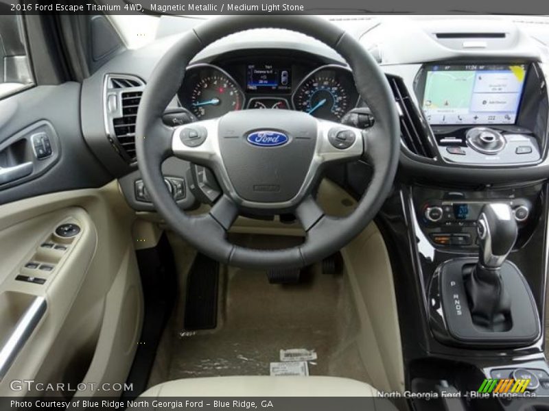 Magnetic Metallic / Medium Light Stone 2016 Ford Escape Titanium 4WD