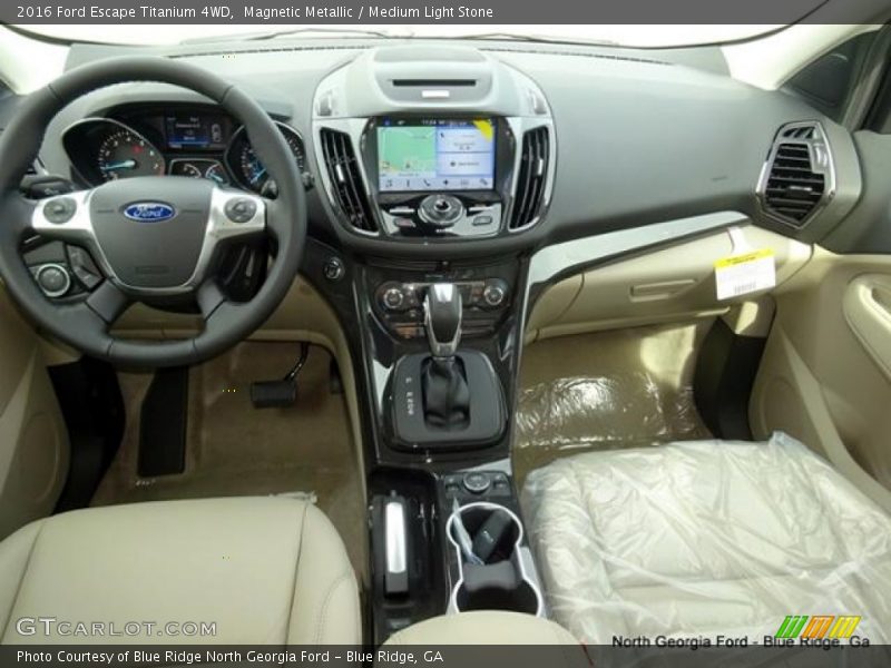 Magnetic Metallic / Medium Light Stone 2016 Ford Escape Titanium 4WD