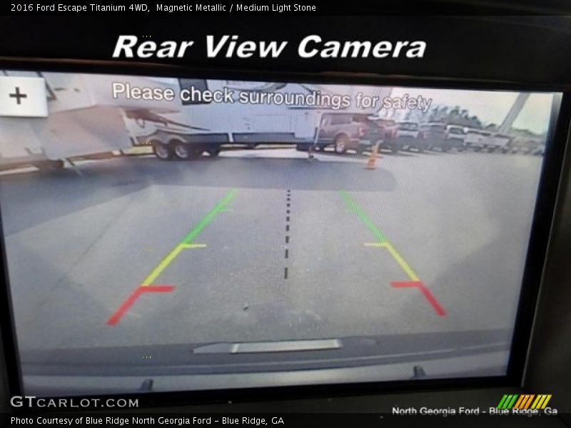 Magnetic Metallic / Medium Light Stone 2016 Ford Escape Titanium 4WD
