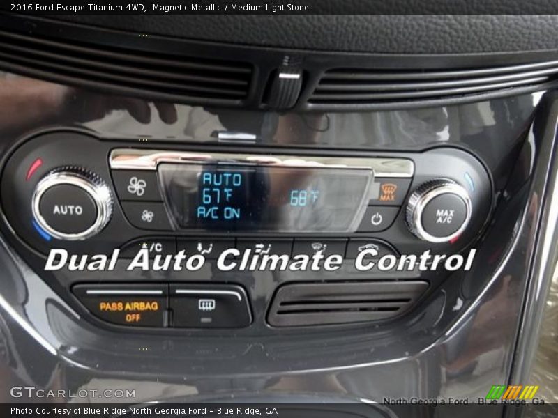 Magnetic Metallic / Medium Light Stone 2016 Ford Escape Titanium 4WD
