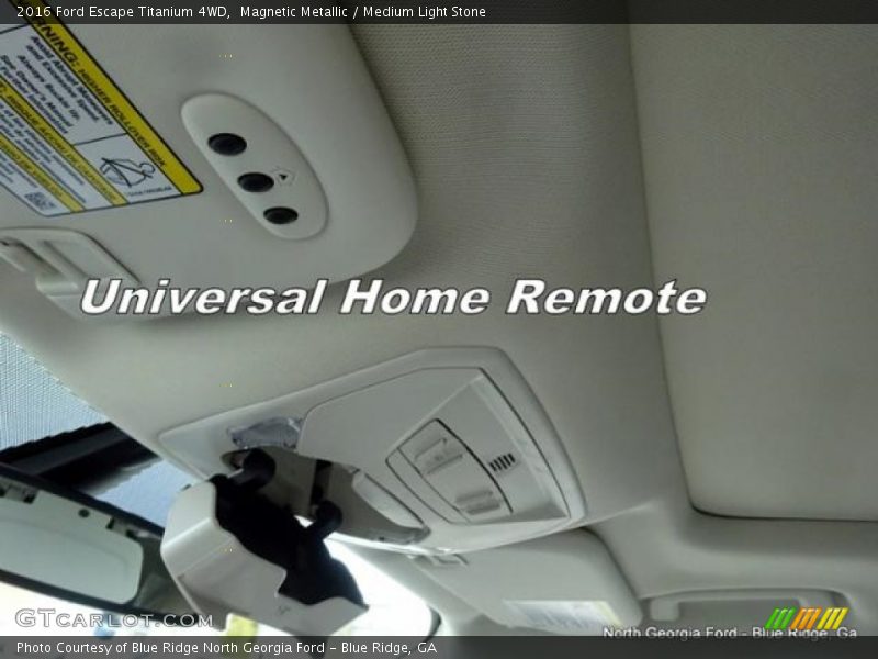 Magnetic Metallic / Medium Light Stone 2016 Ford Escape Titanium 4WD
