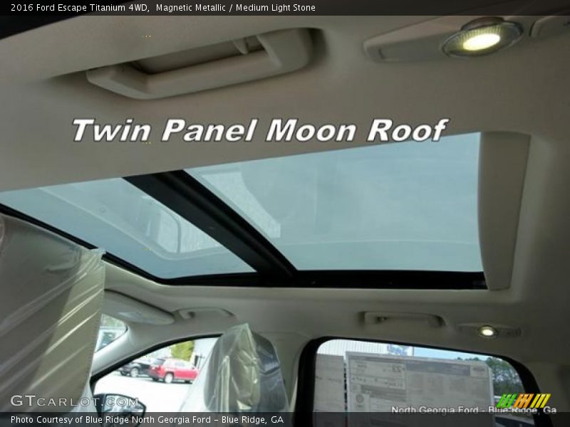 Magnetic Metallic / Medium Light Stone 2016 Ford Escape Titanium 4WD