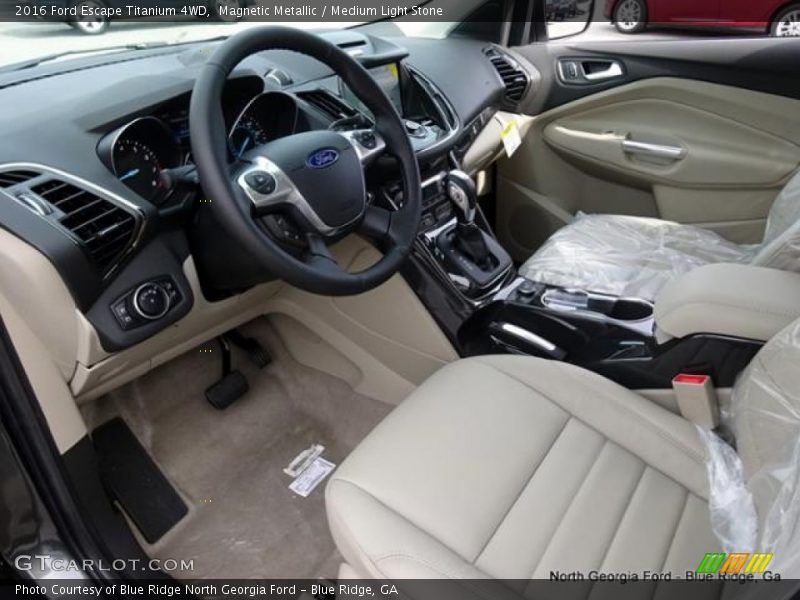 Magnetic Metallic / Medium Light Stone 2016 Ford Escape Titanium 4WD