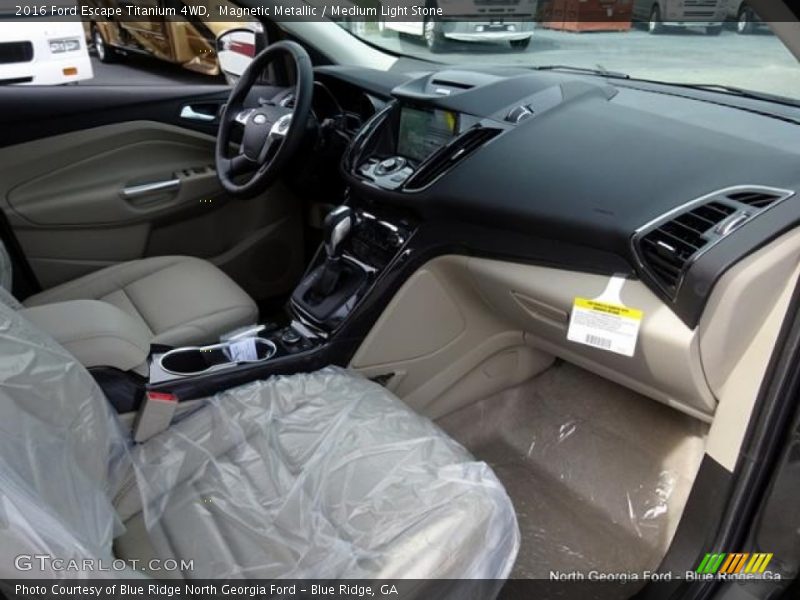 Magnetic Metallic / Medium Light Stone 2016 Ford Escape Titanium 4WD
