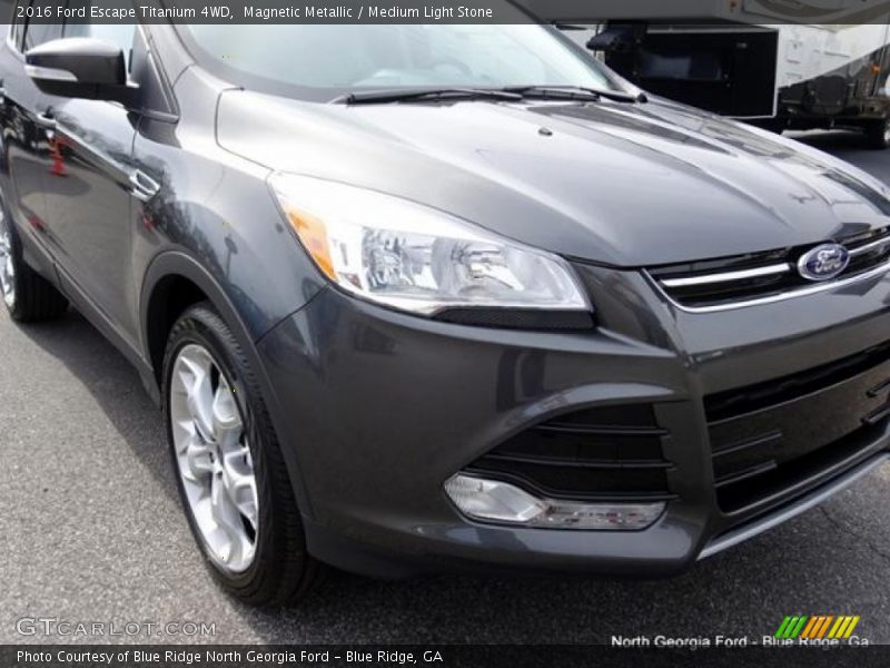 Magnetic Metallic / Medium Light Stone 2016 Ford Escape Titanium 4WD