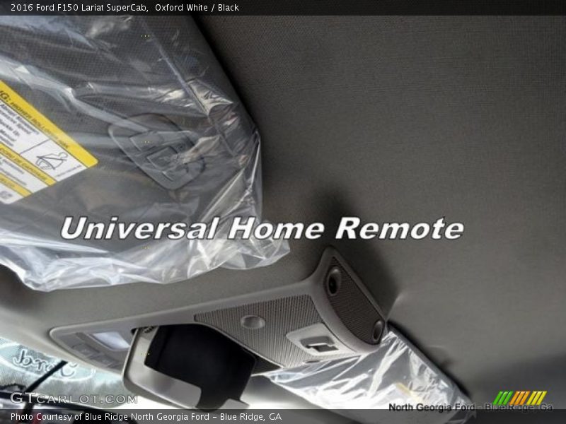 Oxford White / Black 2016 Ford F150 Lariat SuperCab