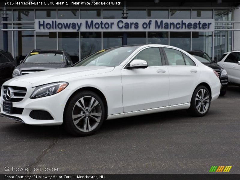 Polar White / Silk Beige/Black 2015 Mercedes-Benz C 300 4Matic
