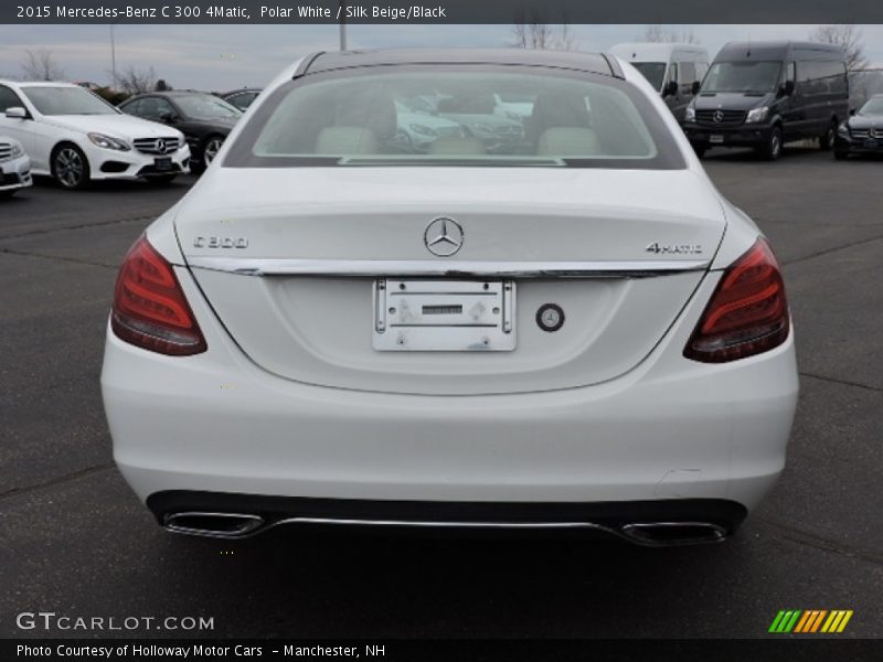 Polar White / Silk Beige/Black 2015 Mercedes-Benz C 300 4Matic