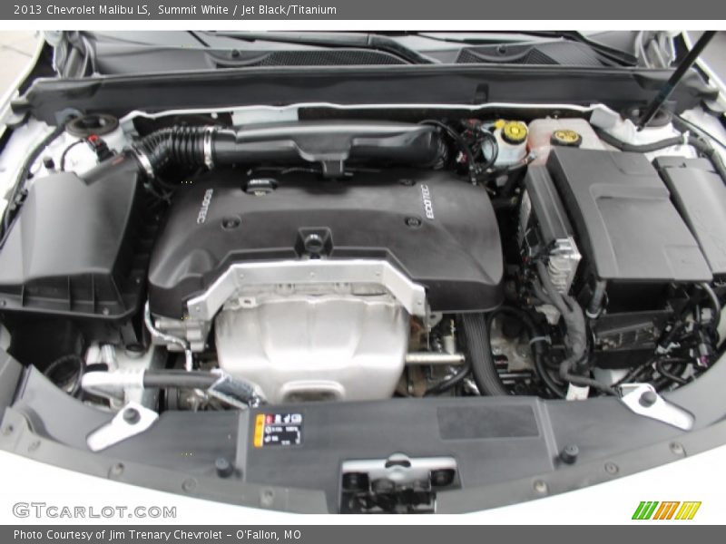 Summit White / Jet Black/Titanium 2013 Chevrolet Malibu LS