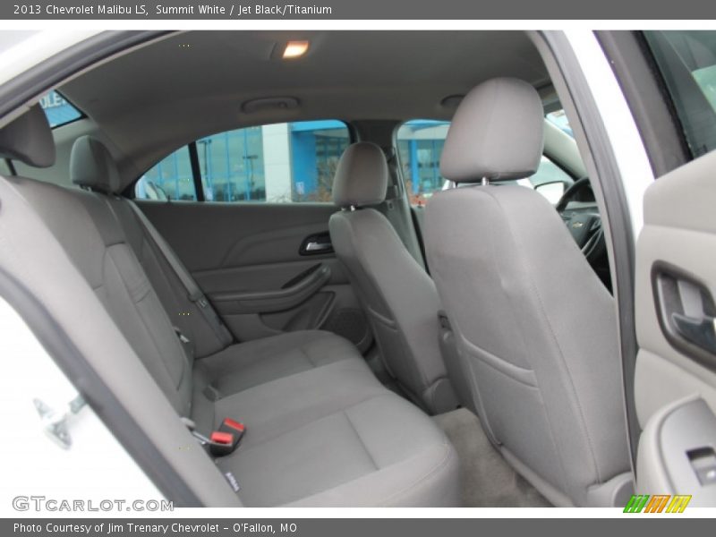 Summit White / Jet Black/Titanium 2013 Chevrolet Malibu LS
