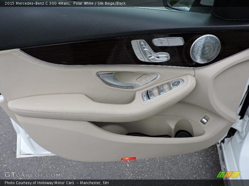 Polar White / Silk Beige/Black 2015 Mercedes-Benz C 300 4Matic