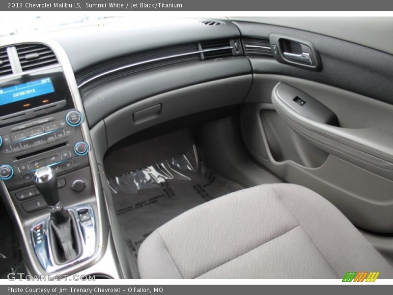 Summit White / Jet Black/Titanium 2013 Chevrolet Malibu LS
