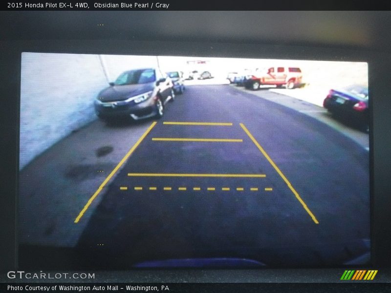 Obsidian Blue Pearl / Gray 2015 Honda Pilot EX-L 4WD