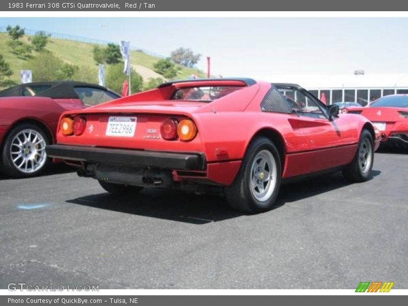 Red / Tan 1983 Ferrari 308 GTSi Quattrovalvole