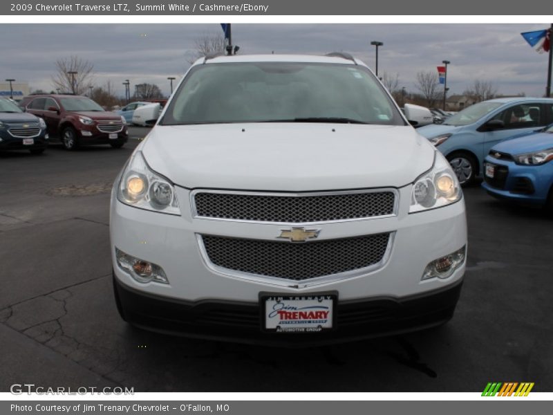 Summit White / Cashmere/Ebony 2009 Chevrolet Traverse LTZ