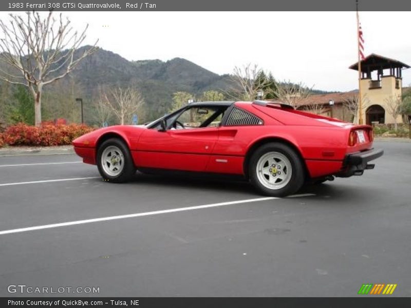 Red / Tan 1983 Ferrari 308 GTSi Quattrovalvole