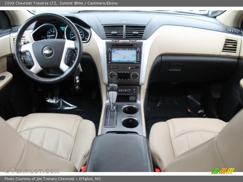 Summit White / Cashmere/Ebony 2009 Chevrolet Traverse LTZ