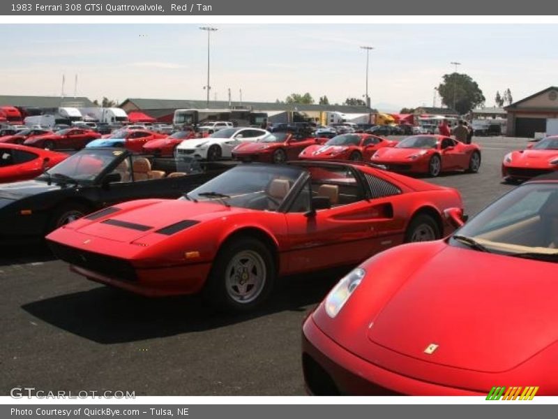 Red / Tan 1983 Ferrari 308 GTSi Quattrovalvole