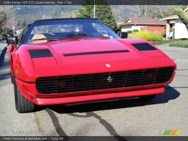 Red / Tan 1983 Ferrari 308 GTSi Quattrovalvole