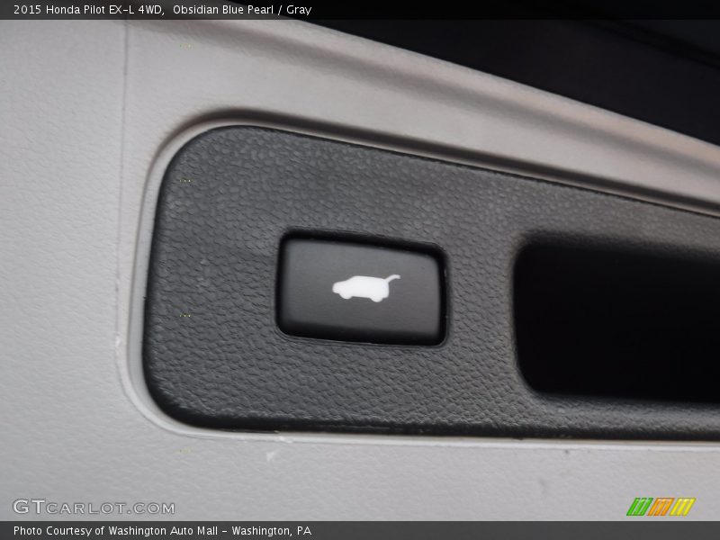 Obsidian Blue Pearl / Gray 2015 Honda Pilot EX-L 4WD