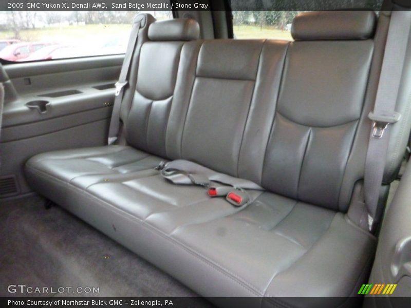 Sand Beige Metallic / Stone Gray 2005 GMC Yukon XL Denali AWD