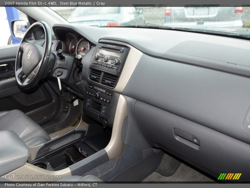 Steel Blue Metallic / Gray 2007 Honda Pilot EX-L 4WD
