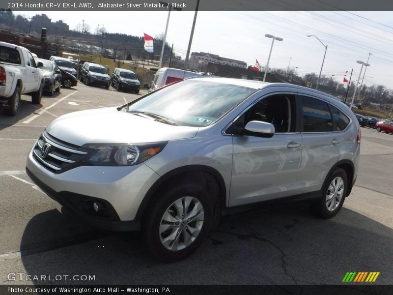 Alabaster Silver Metallic / Black 2014 Honda CR-V EX-L AWD