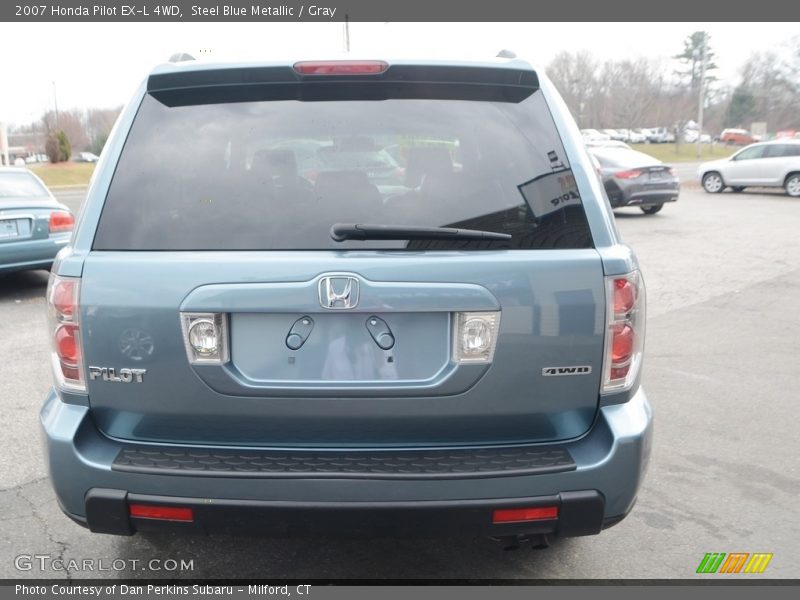 Steel Blue Metallic / Gray 2007 Honda Pilot EX-L 4WD