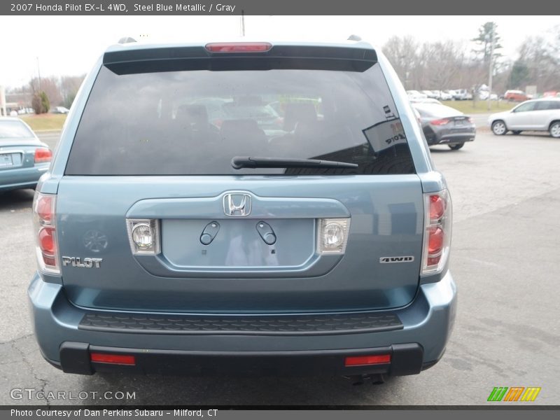 Steel Blue Metallic / Gray 2007 Honda Pilot EX-L 4WD