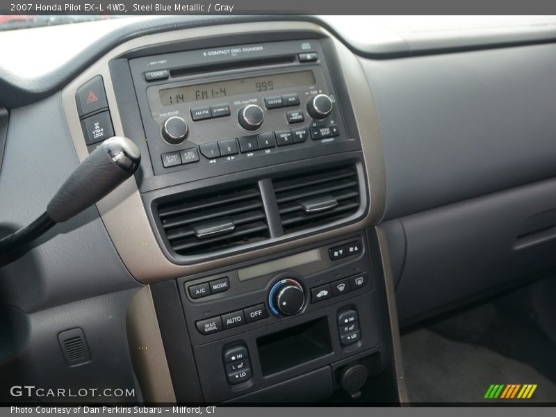 Steel Blue Metallic / Gray 2007 Honda Pilot EX-L 4WD