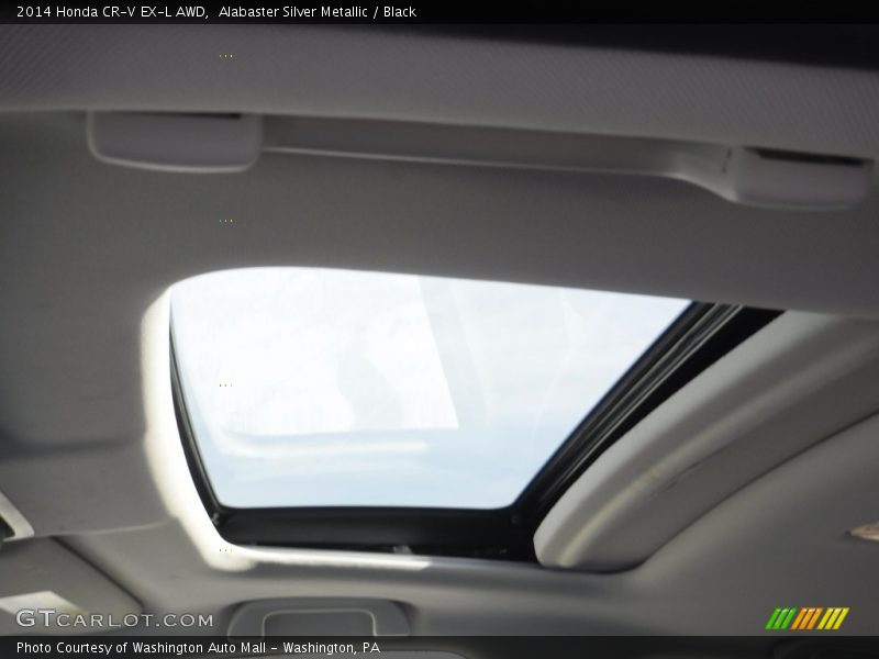 Alabaster Silver Metallic / Black 2014 Honda CR-V EX-L AWD