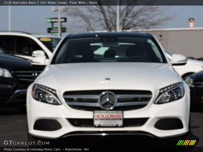 Polar White / Black 2016 Mercedes-Benz C 300 4Matic Sedan